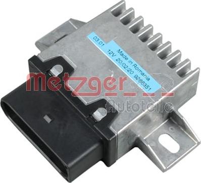 Metzger 2250372 - Vadības bloks, Degvielas sūknis www.autospares.lv