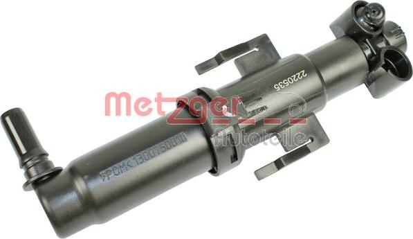 Metzger 2220535 - Ūdens sprausla, Lukturu tīrīšanas sistēma www.autospares.lv