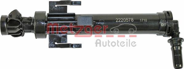 Metzger 2220578 - Ūdens sprausla, Lukturu tīrīšanas sistēma www.autospares.lv