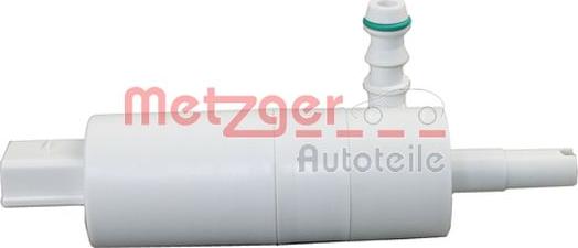 Metzger 2220108 - Water Pump, headlight cleaning www.autospares.lv