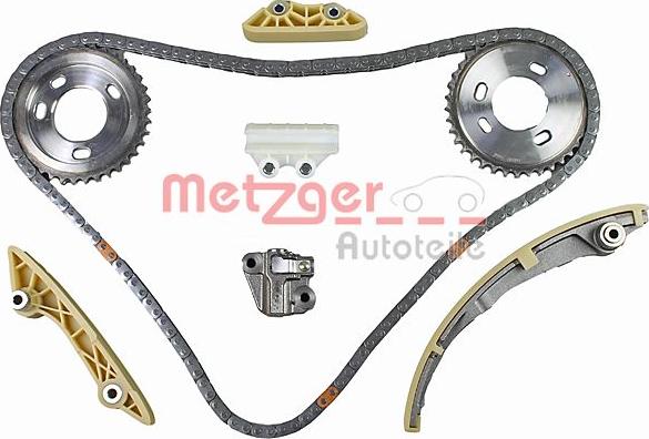 Metzger 7490049 - Sadales vārpstas piedziņas ķēdes komplekts www.autospares.lv