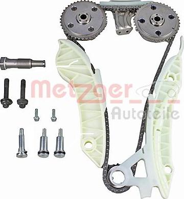 Metzger 7490060 - Комплект цепи привода распредвала www.autospares.lv