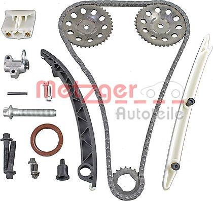 Metzger 7490001 - Sadales vārpstas piedziņas ķēdes komplekts www.autospares.lv