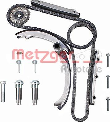 Metzger 7490002 - Sadales vārpstas piedziņas ķēdes komplekts www.autospares.lv