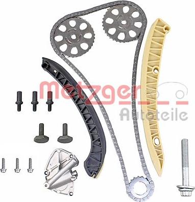 Metzger 7490018 - Sadales vārpstas piedziņas ķēdes komplekts www.autospares.lv