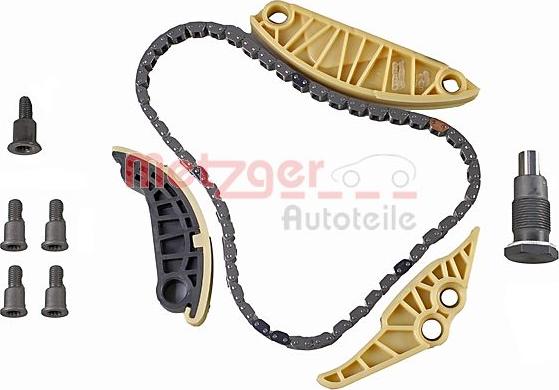 Metzger 7490032 - Комплект цепи привода распредвала www.autospares.lv