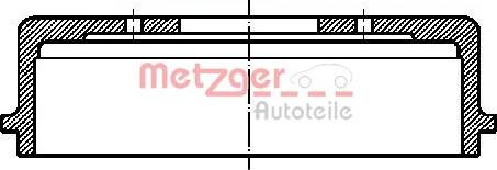 Metzger BT 1053 - Bremžu trumulis www.autospares.lv