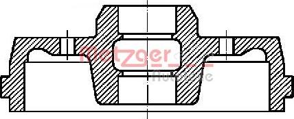 Metzger BT 734 - Bremžu trumulis www.autospares.lv