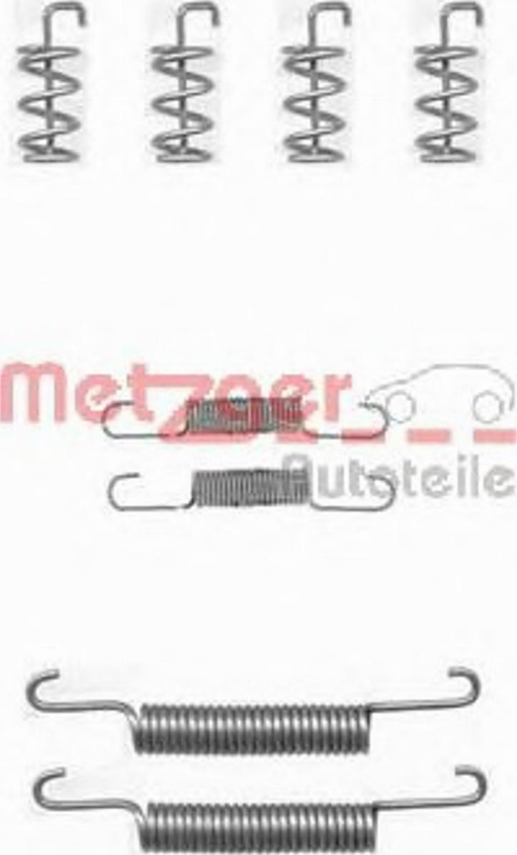 Metzger CR 831 - Piederumu komplekts, Stāvbremzes mehānisma bremžu loks www.autospares.lv