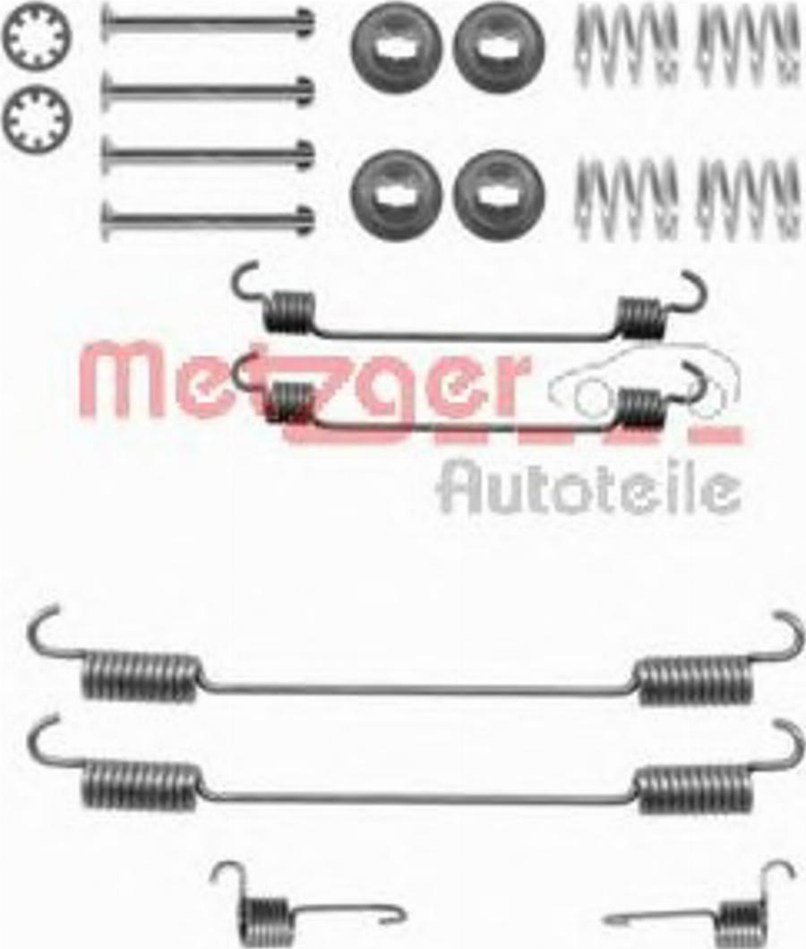 Metzger CR 740 - Piederumu komplekts, Bremžu loki www.autospares.lv