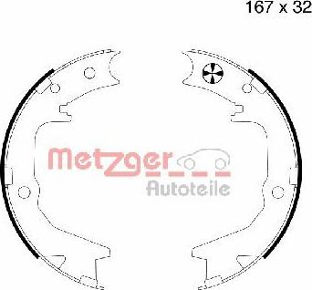 Metzger MG 994 - Bremžu loku kompl., Stāvbremze www.autospares.lv