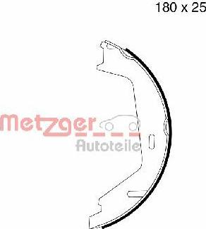 Metzger MG 998 - Bremžu loku kompl., Stāvbremze www.autospares.lv