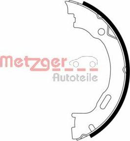 Metzger MG 954 - Bremžu loku kompl., Stāvbremze www.autospares.lv