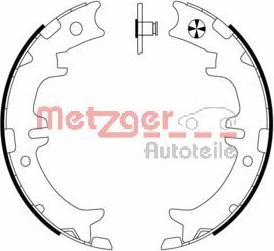 Metzger MG 958 - Комплект тормозов, ручник, парковка www.autospares.lv