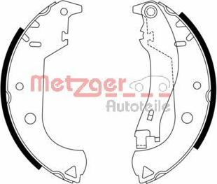 Metzger MG 964 - Bremžu loku komplekts autospares.lv