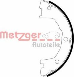 Metzger MG 965 - Bremžu loku kompl., Stāvbremze www.autospares.lv