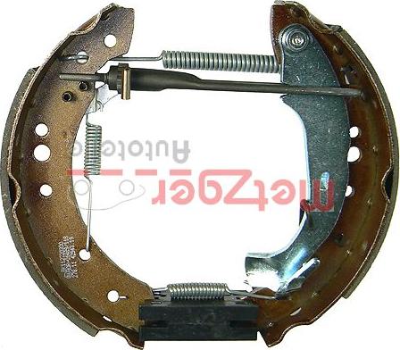 Metzger MG 961V - Brake Shoe Set www.autospares.lv