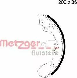 Metzger MG 812 - Bremžu loku komplekts www.autospares.lv