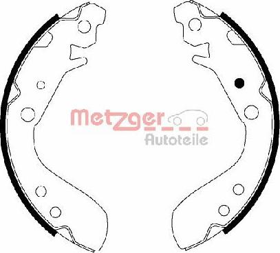 Metzger MG 830 - Bremžu loku komplekts www.autospares.lv