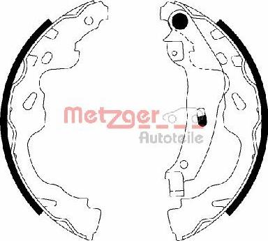 Metzger MG 209 - Bremžu loku komplekts www.autospares.lv