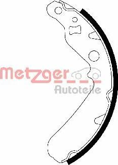 Metzger MG 202 - Bremžu loku komplekts www.autospares.lv