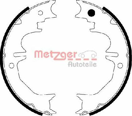 Metzger MG 207 - Bremžu loku kompl., Stāvbremze www.autospares.lv