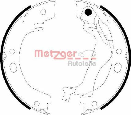 Metzger MG 212 - Bremžu loku kompl., Stāvbremze www.autospares.lv