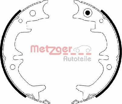 Metzger MG 220 - Bremžu loku kompl., Stāvbremze www.autospares.lv