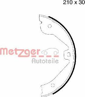 Metzger MG 790 - Bremžu loku kompl., Stāvbremze www.autospares.lv