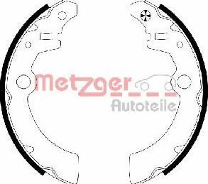 Metzger MG 707 - Bremžu loku komplekts www.autospares.lv