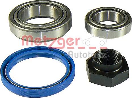 Metzger WM 407 - Подшипник ступицы колеса, комплект www.autospares.lv