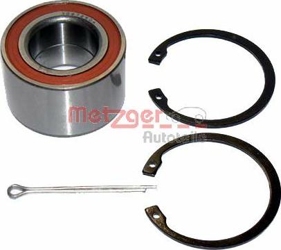 Metzger WM 417 - Подшипник ступицы колеса, комплект www.autospares.lv