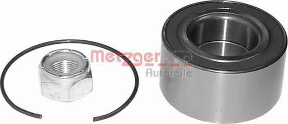 Metzger WM 564 - Подшипник ступицы колеса, комплект www.autospares.lv