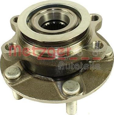 Metzger WM 6996 - Подшипник ступицы колеса, комплект www.autospares.lv