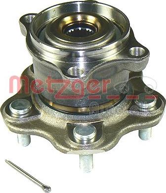 Metzger WM 6998 - Подшипник ступицы колеса, комплект www.autospares.lv