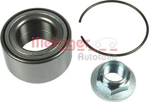 Metzger WM 6931 - Wheel hub, bearing Kit www.autospares.lv