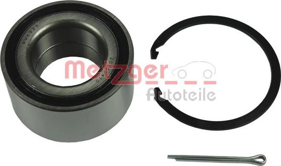 Metzger WM 6923 - Подшипник ступицы колеса, комплект www.autospares.lv