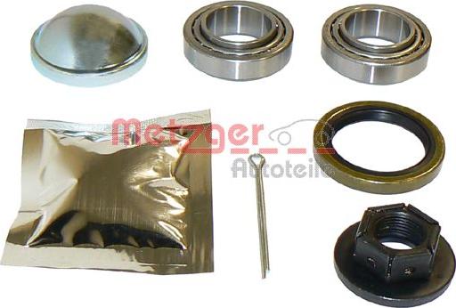 Metzger WM 697B - Подшипник ступицы колеса, комплект www.autospares.lv