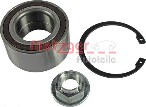 Metzger WM 6636 - Подшипник ступицы колеса, комплект www.autospares.lv