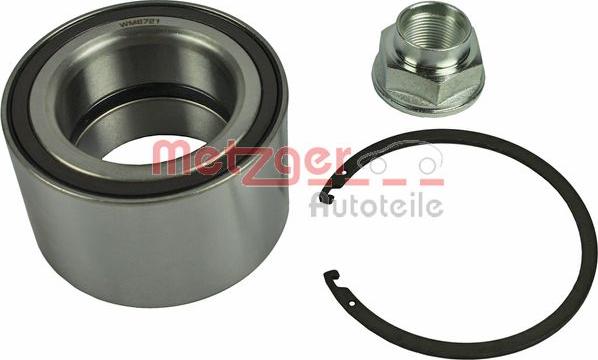 Metzger WM 6721 - Wheel hub, bearing Kit www.autospares.lv