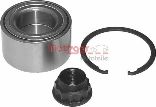 Metzger WM 1054 - Подшипник ступицы колеса, комплект www.autospares.lv