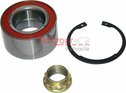 Metzger WM 1056 - Подшипник ступицы колеса, комплект www.autospares.lv