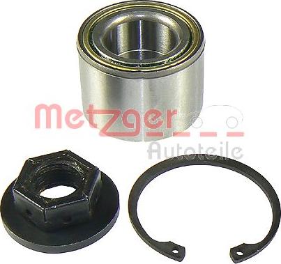 Metzger WM 1128 - Riteņa rumbas gultņa komplekts www.autospares.lv