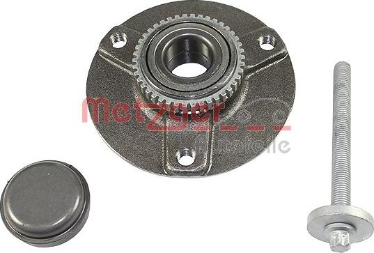 Metzger WM 1288 - Подшипник ступицы колеса, комплект www.autospares.lv