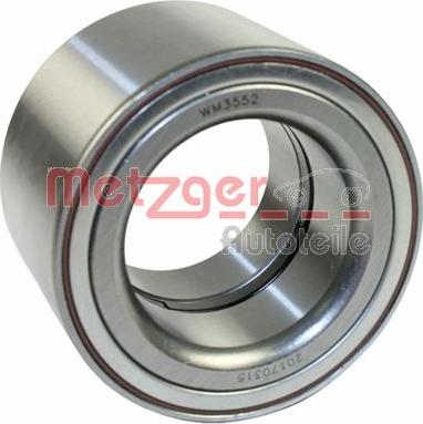 Metzger WM 3552 - Wheel hub, bearing Kit www.autospares.lv