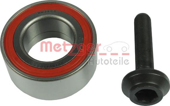 Metzger WM 3605 - Подшипник ступицы колеса, комплект www.autospares.lv