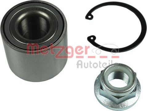 Metzger WM 3639 - Riteņa rumbas gultņa komplekts www.autospares.lv