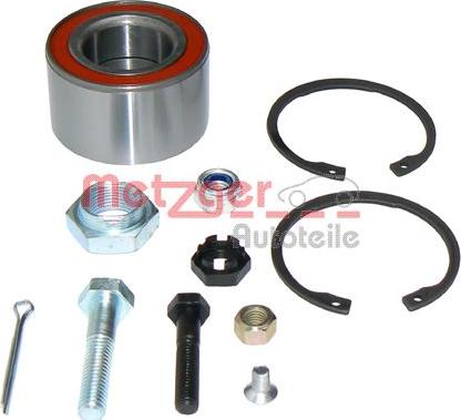 Metzger WM 328 - Подшипник ступицы колеса, комплект www.autospares.lv