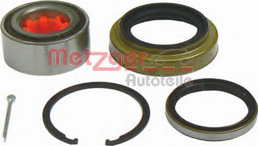 Metzger WM 2064 - Подшипник ступицы колеса, комплект www.autospares.lv