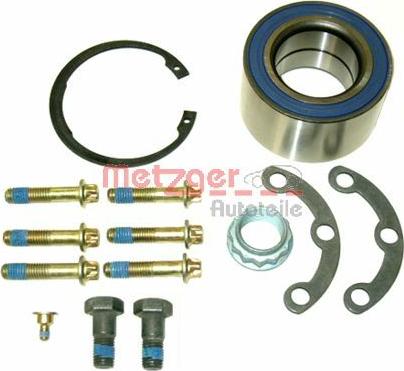 Metzger WM 2014 - Wheel hub, bearing Kit www.autospares.lv